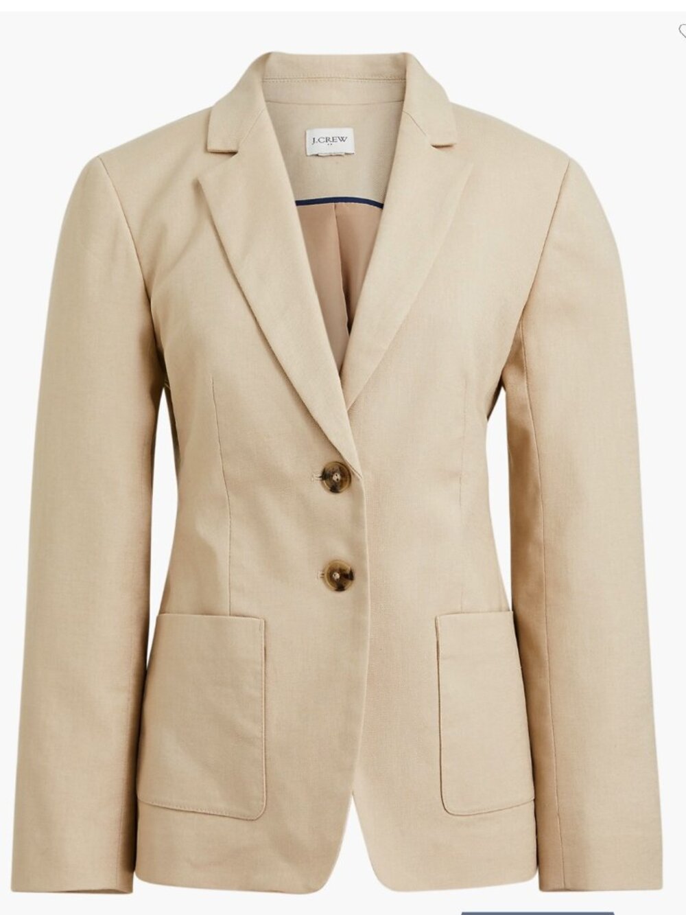 J. Crew Factory - Refined Linen Blend Blazer Set - Size 4